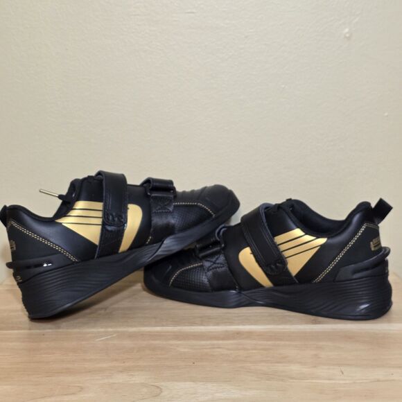 TYR L-2 Lifter Weightlifting Shoes Black Gold Women's Size 7.5 Men's Size 6 - Picture 4 of 7